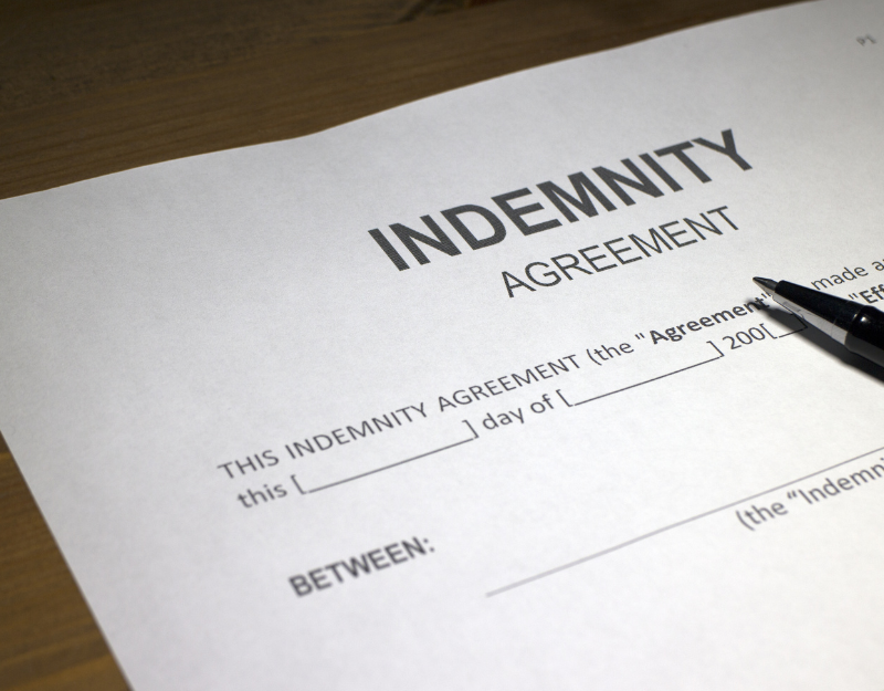 Indemnity Agreement - SG LAWYERS