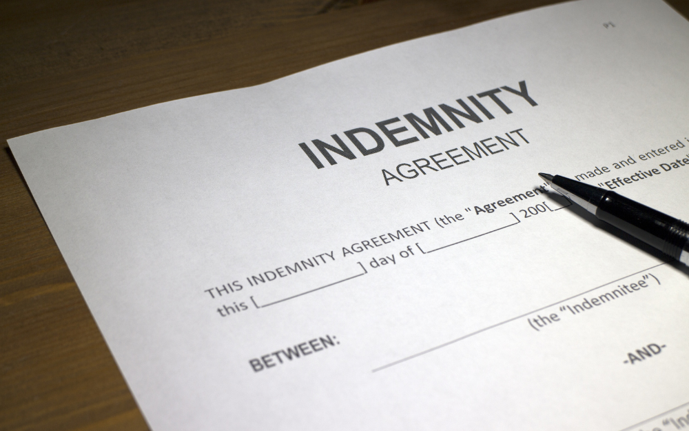 Indemnity Agreement - SG LAWYERS